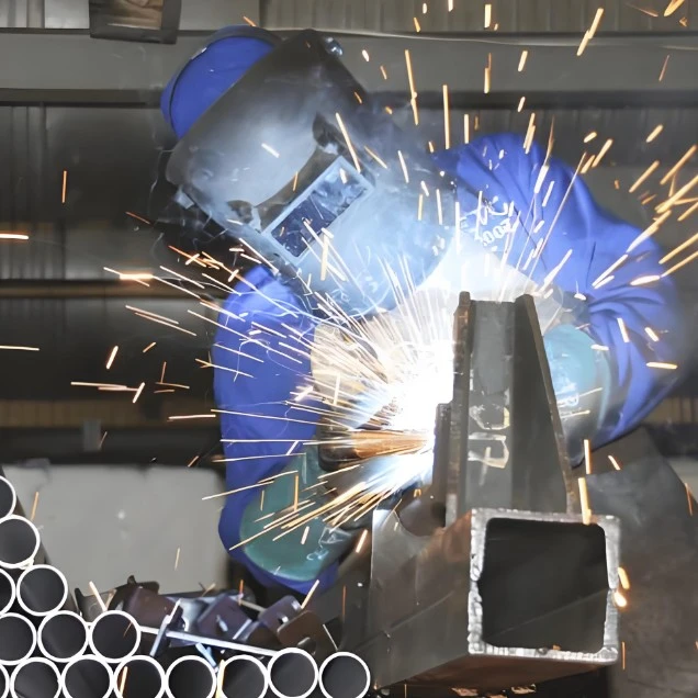 Lattice Column Welding Processing